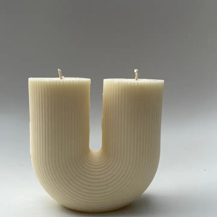 Fall in love with these beautifully designed soy candles. Handcrafted in Canada, these all natural soy candles are available in a range of modern, elegant shapes to enhance any decor.