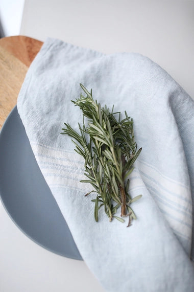 Stonewashed Linen Kitchen Towels - Set of 2 in 5 Fabulous Colours