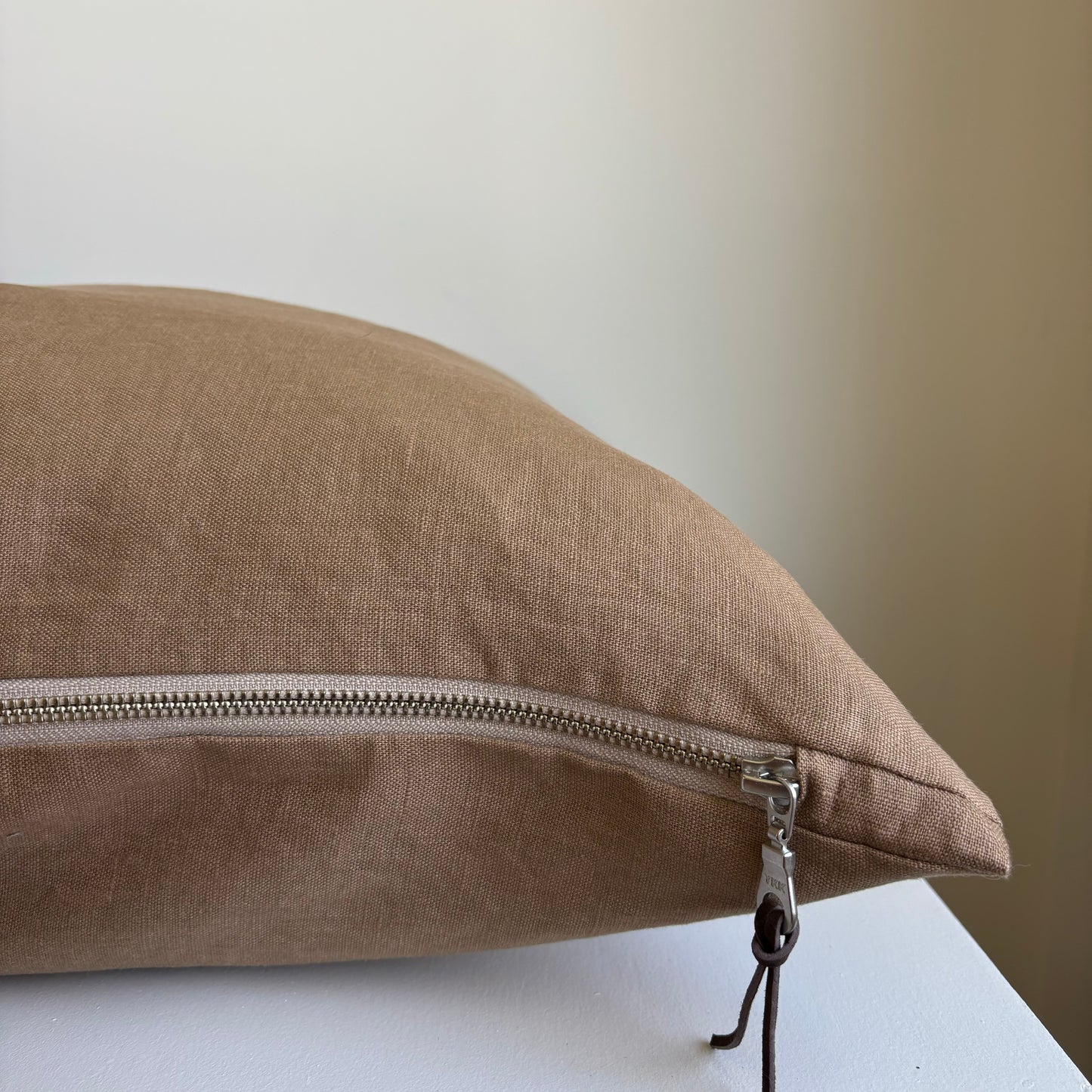 Mocha Linen Pillow