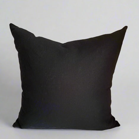 These stunning 100% linen pillow covers are made from the finest Oeko-Tex® certified linen and feature an exposed YKK zipper. This linen has been washed to produce a soft to the touch finish and reduced shrinking.  Luxurious yet casual, linen is a classic that works beautifully in any home or cottage.  Made to order. These pillow covers are handmade in Canada.  Pillow cover only - insert not included.  Size: 18 x 18