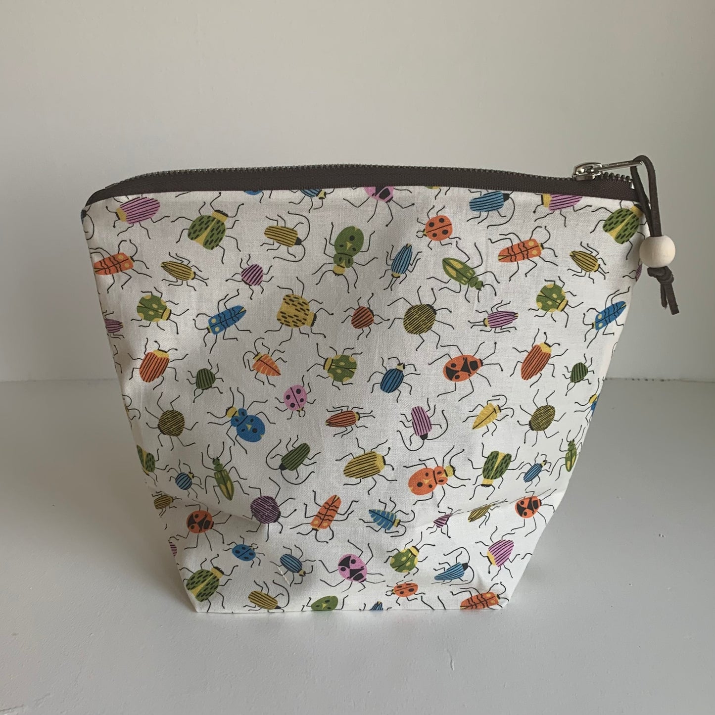 Organic Cotton Pouches with Zipper- 5 Beautiful Patterns