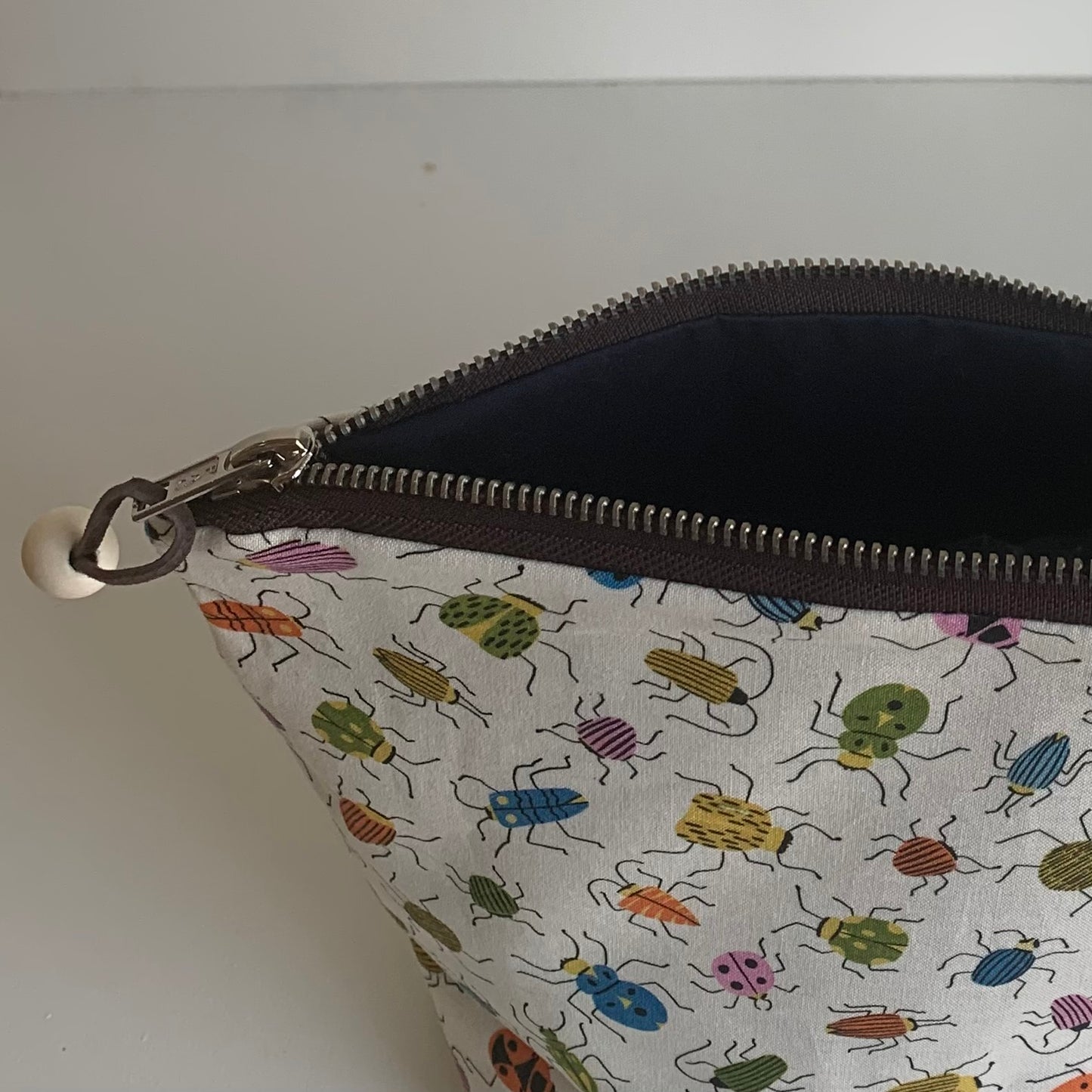 Organic Cotton Pouches with Zipper- 5 Beautiful Patterns