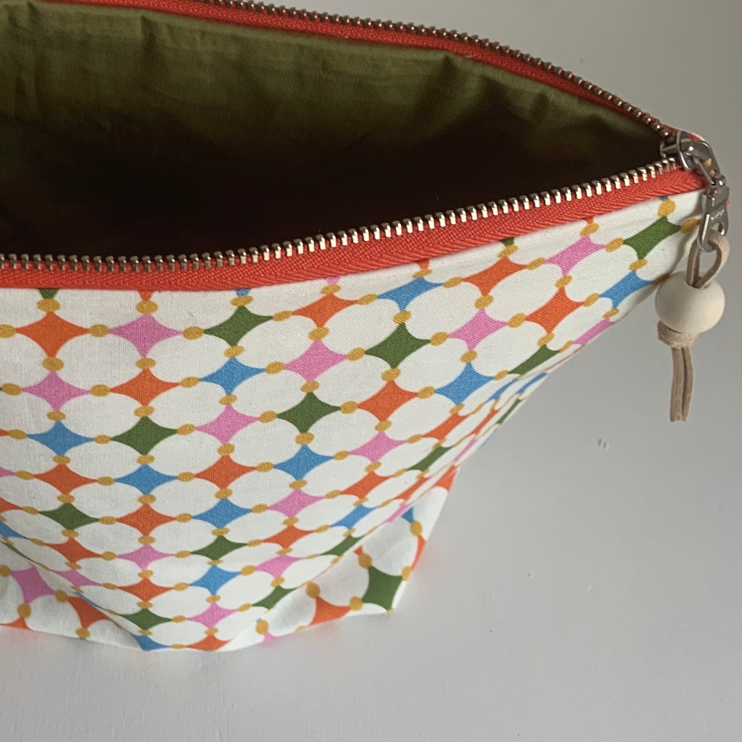 Organic Cotton Pouches with Zipper- 5 Beautiful Patterns