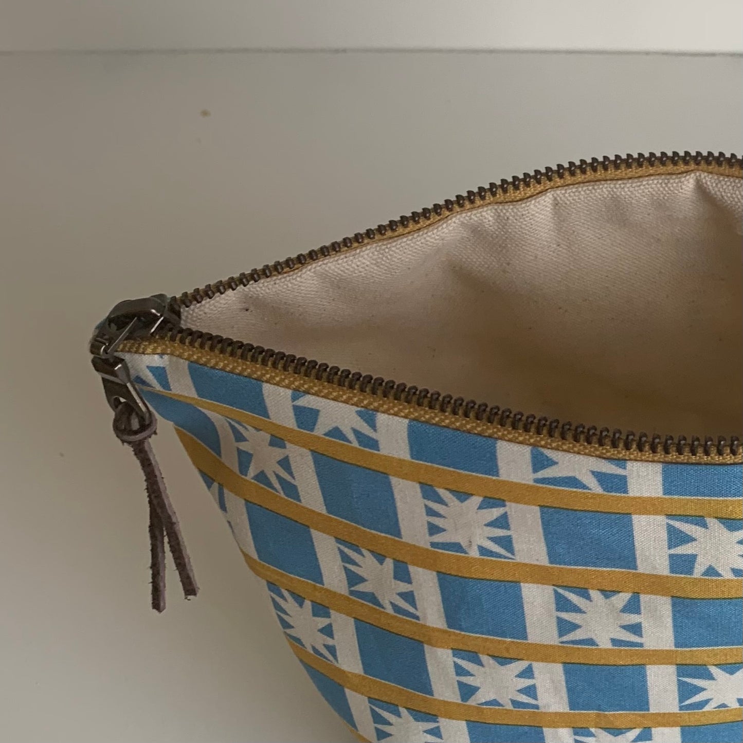 Organic Cotton Pouches with Zipper- 5 Beautiful Patterns