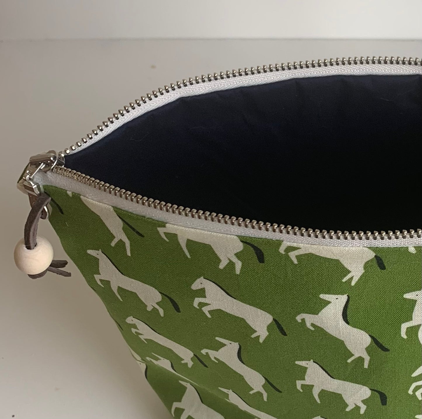 Organic Cotton Pouches with Zipper- 5 Beautiful Patterns