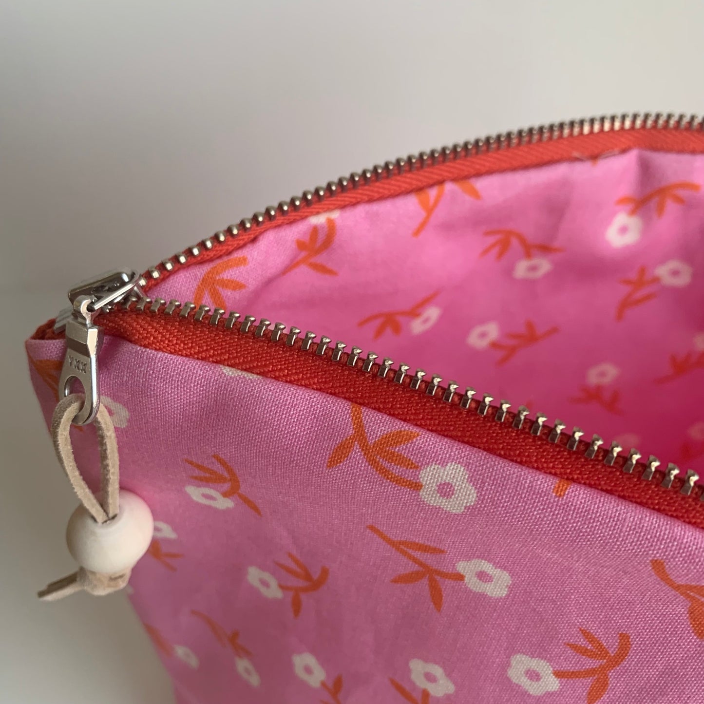 Organic Cotton Pouches with Zipper- 5 Beautiful Patterns