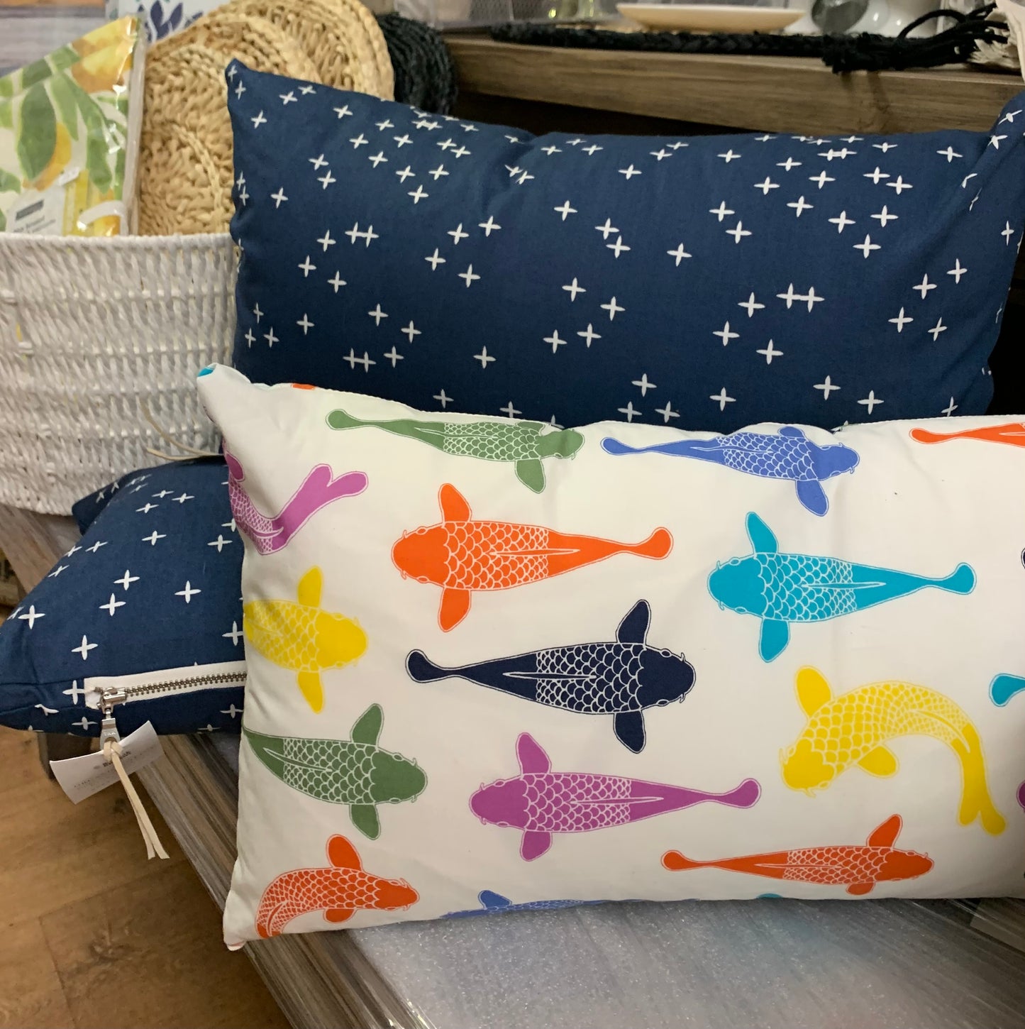 Starry Night Organic Cotton Pillow
