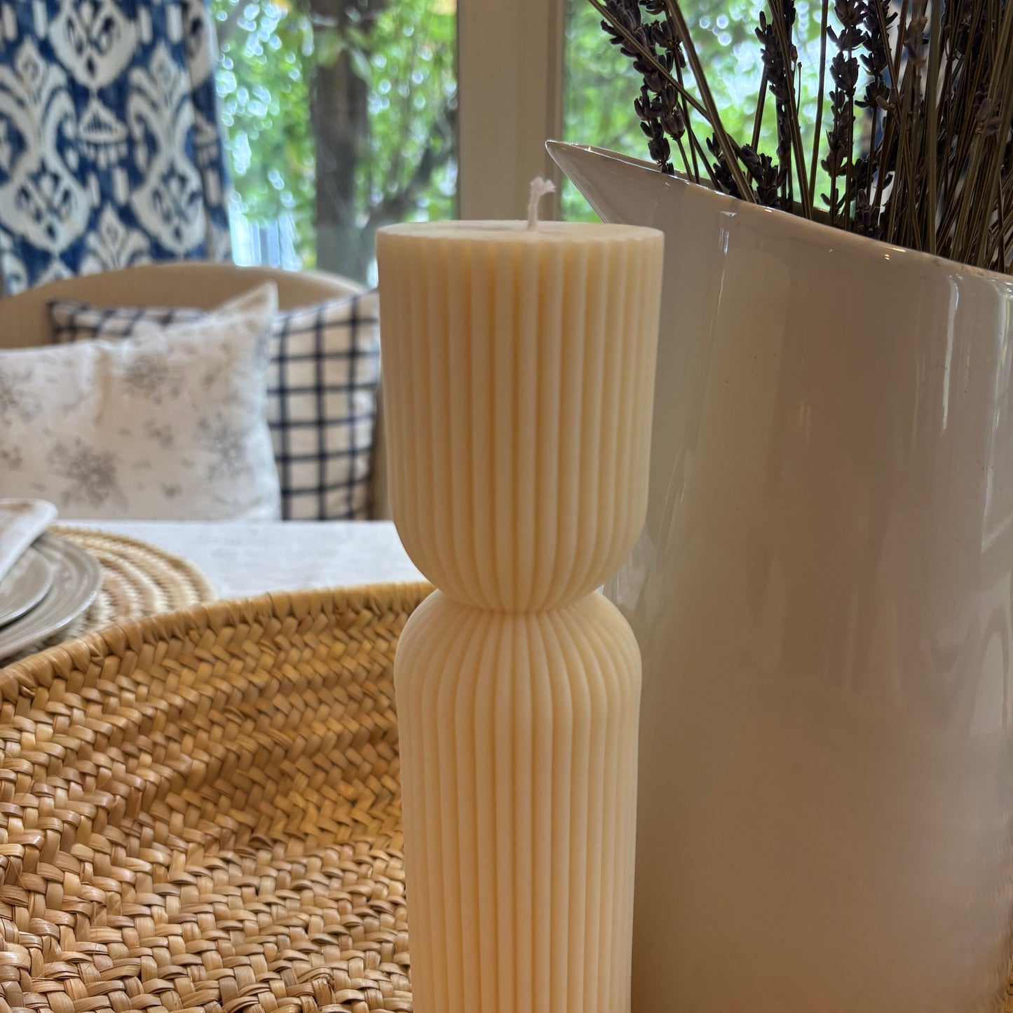 Handcrafted in Canada, these hand-poured soy candles are exquisitely molded to enhance any space. With stunning attention to detail, this candle adds a touch of effortless elegance to your home decor.
These candles are handmade for decorative purposes using soy wax. Remember to place your candles on a heat proof dish if you wish to light them and never leave your candle unattended. Hand-poured may have minor variations. Paraben free