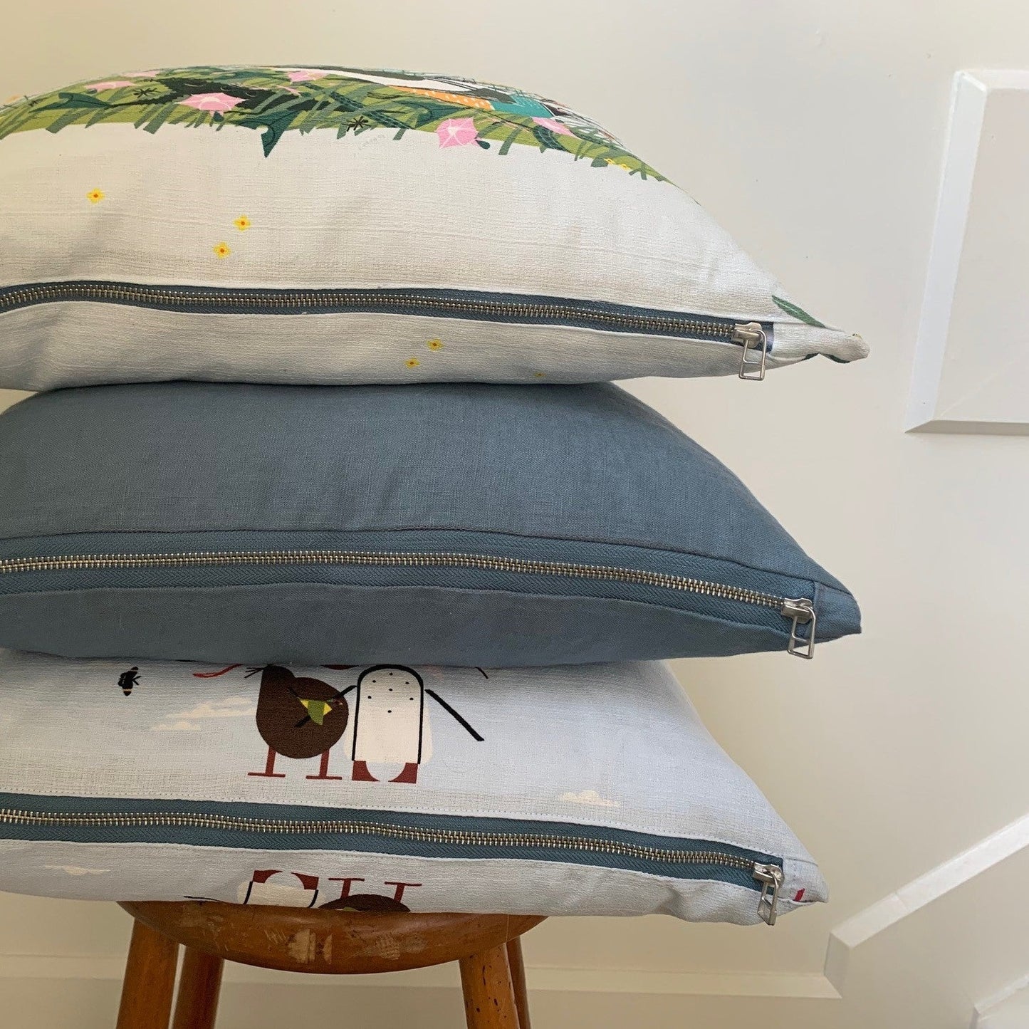 Charley Harper Once There Was a Field Organic Cotton Pillow Cover