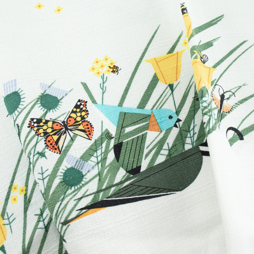 Charley Harper Once There Was a Field Organic Cotton Pillow Cover