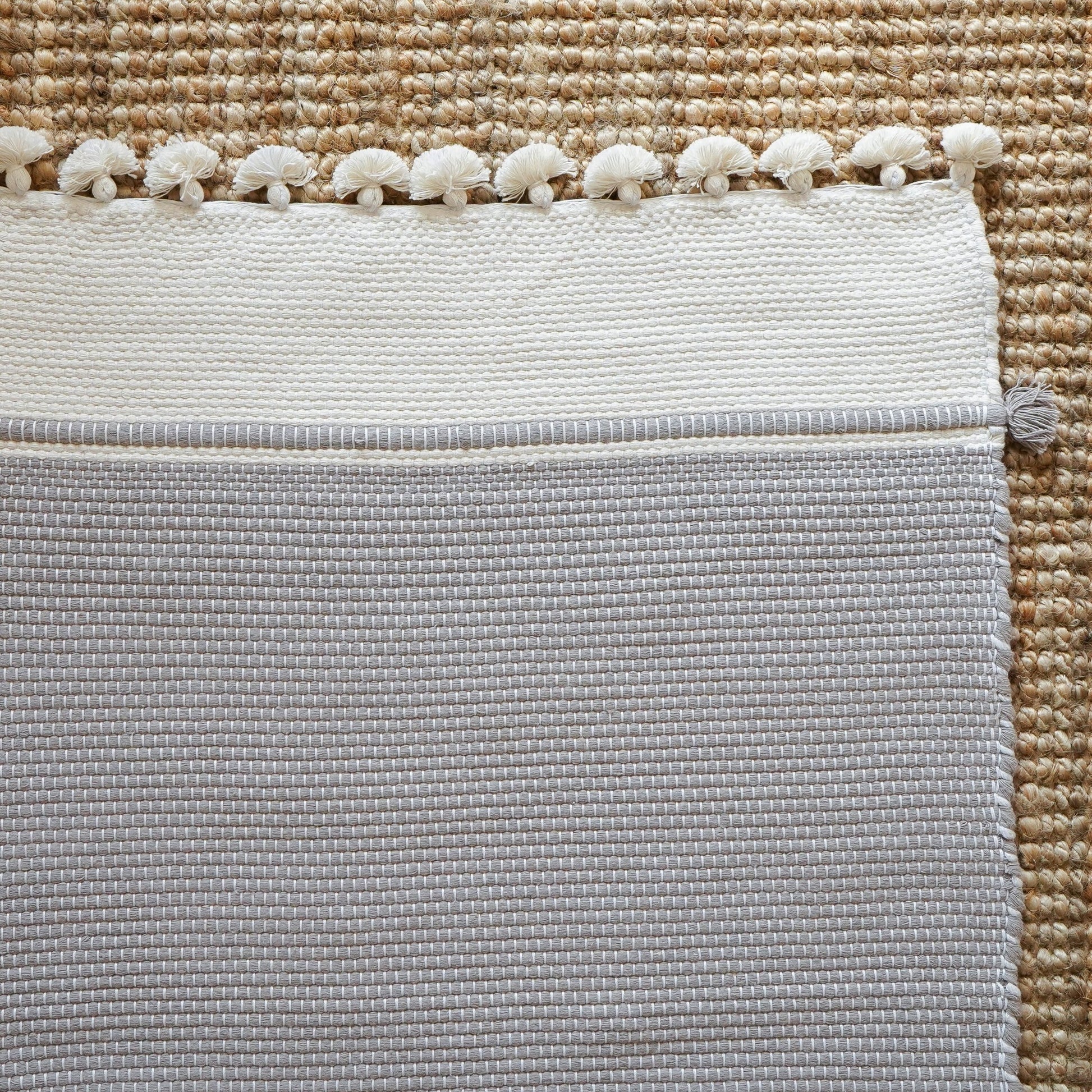 Ethically handwoven and luxurious, this 100% cotton mat