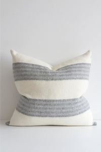 Soft and Sustainable Oxford Throw in Charcoal