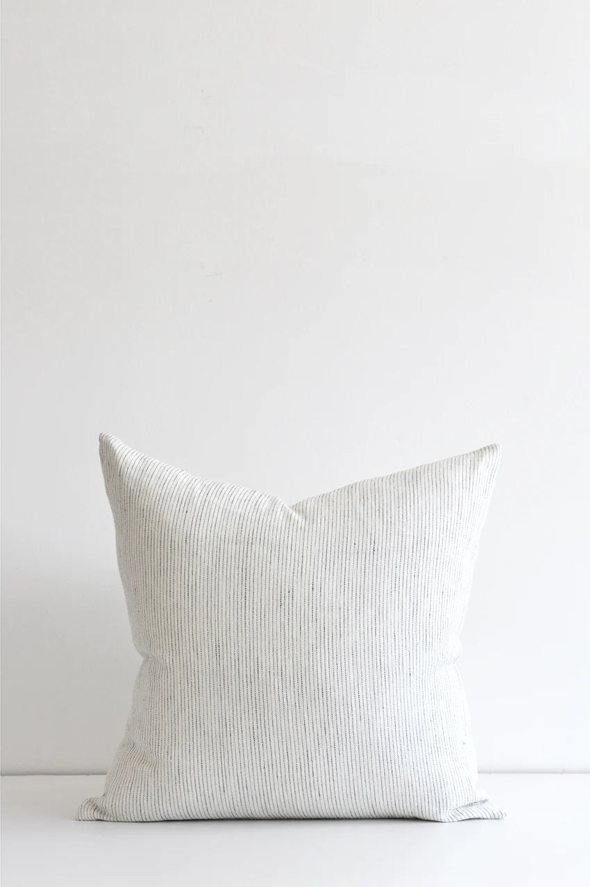 Morse Code Linen Pillow Cover - 22" x 22"  Dots and Dashes