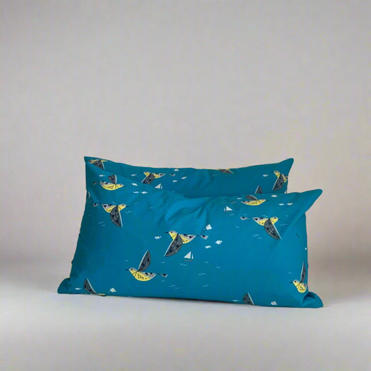 Coastal Cruisers Organic Cotton Pillow