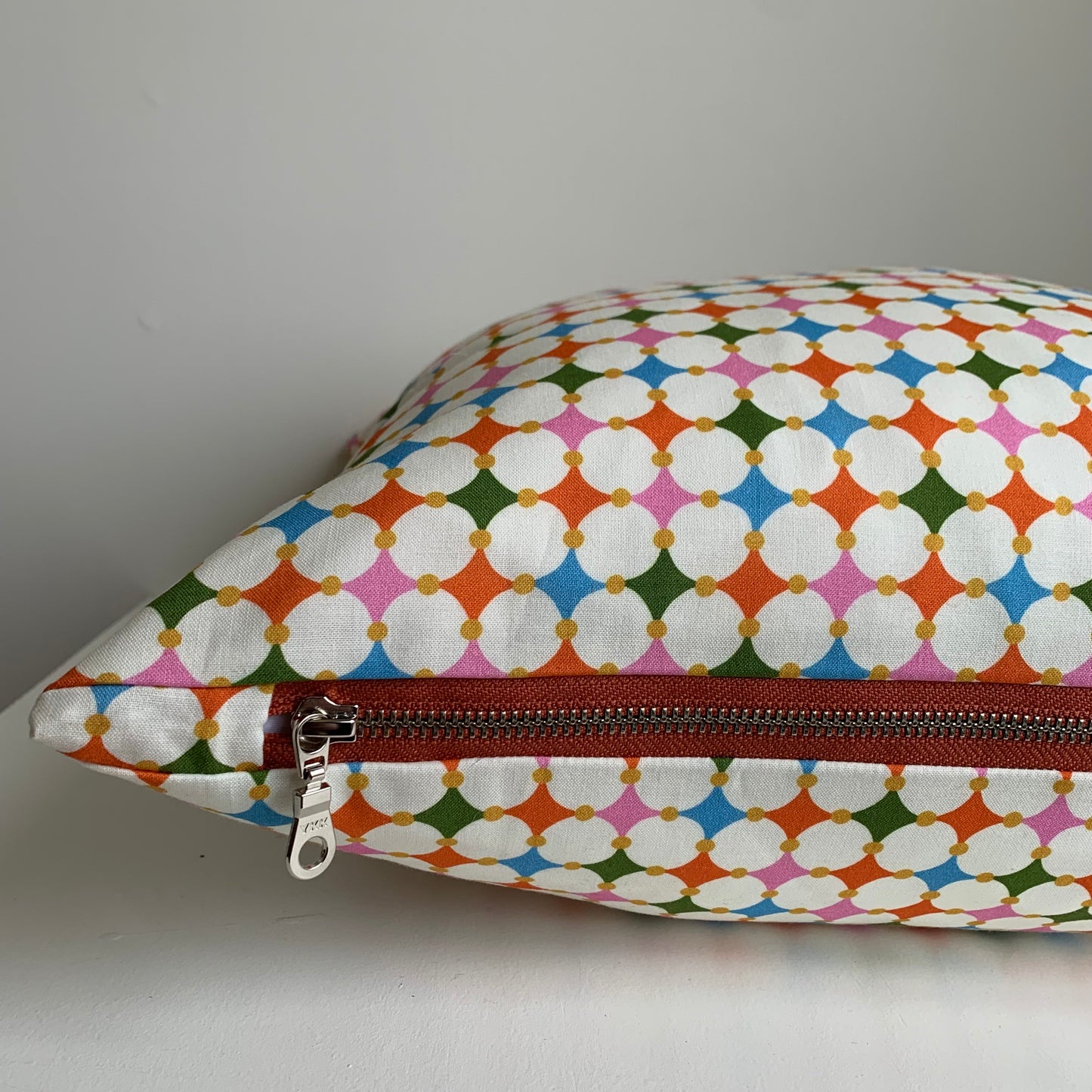 Meadow Mosaic Organic Cotton Pillow