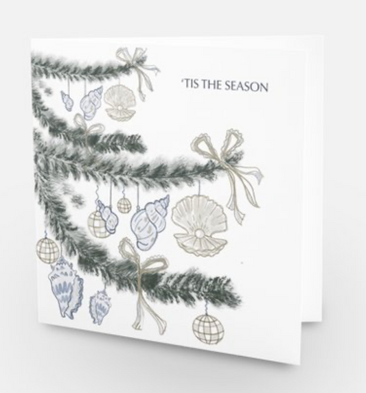 A Coastal Christmas Tree - Holiday Card - Pack of 5