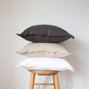 These 100% Linen pillow covers are made from the finest French and Belgian flax.